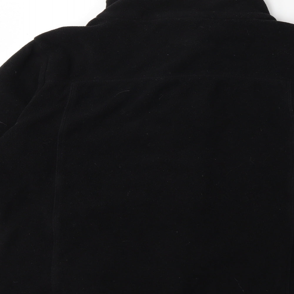 GTS Womens Black  Fleece Jacket  Size 12