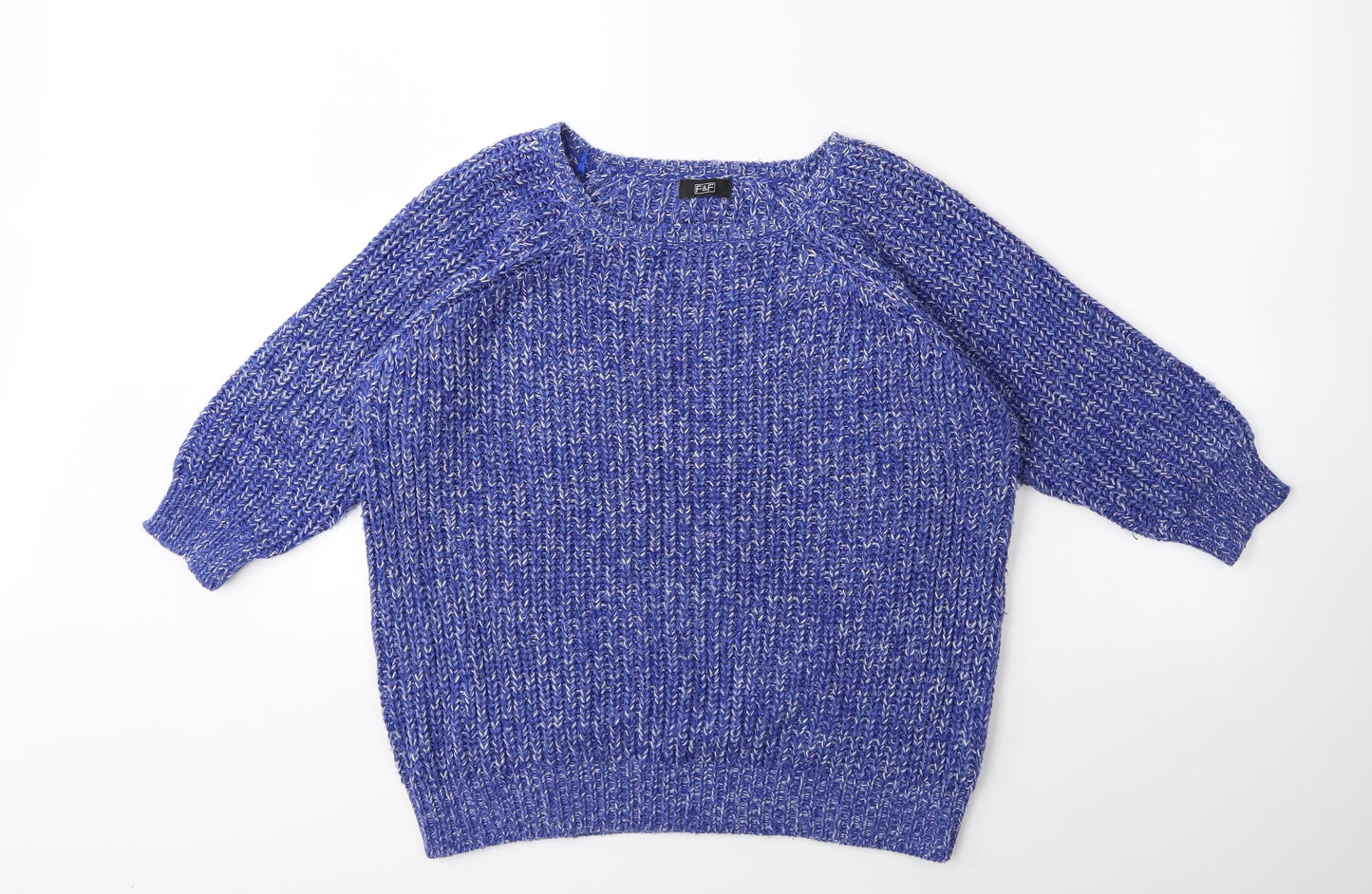 Marks and Spencer Womens Blue  Knit Pullover Jumper Size 14