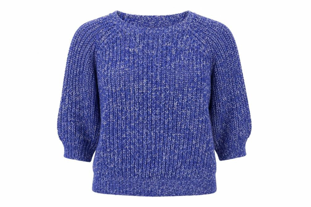 Marks & Spencer Womens Blue  Knit Pullover Jumper Size 14