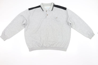 Additional front view of PREMIER MAN women’s grey jumper, size XL
