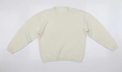 Additional front view of Berketex women’s beige jumper, size UK 12