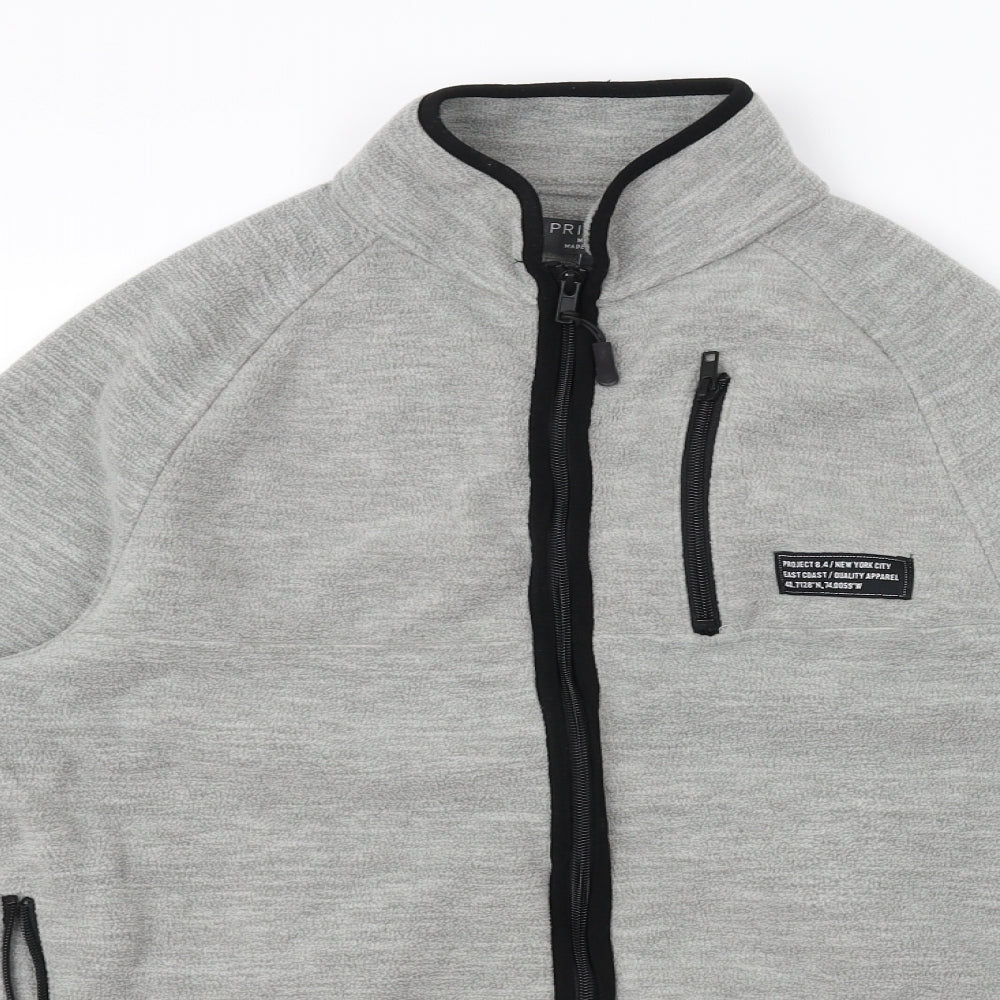Primark Womens Grey   Full Zip Jumper Size M