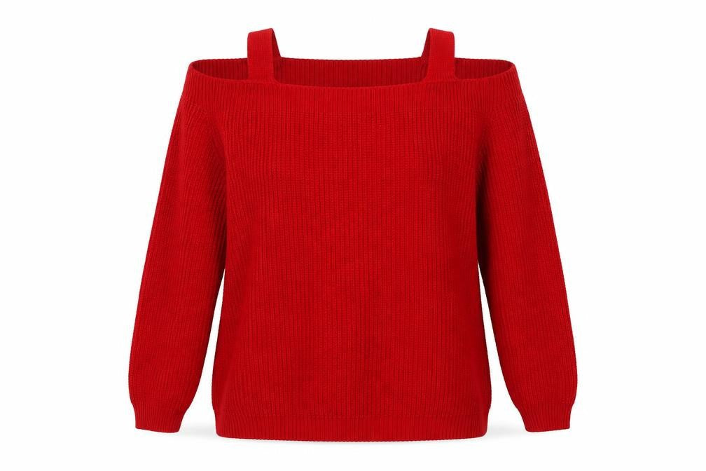 Dorothy Perkins Womens Red   Pullover Jumper Size 14
