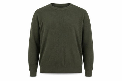 Front view of George girls’ green jumper, size L