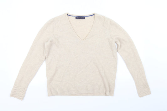 M&S Collection Womens Beige   Pullover Jumper Size 12