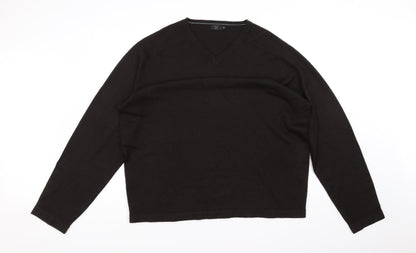 Front view of F&F men’s brown jumper, size 2XL