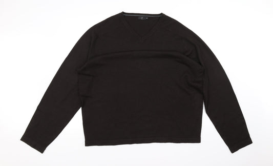 F&F Mens Brown   Pullover Jumper Size 2XL