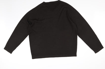 Back view of F&F men’s brown jumper, size 2XL