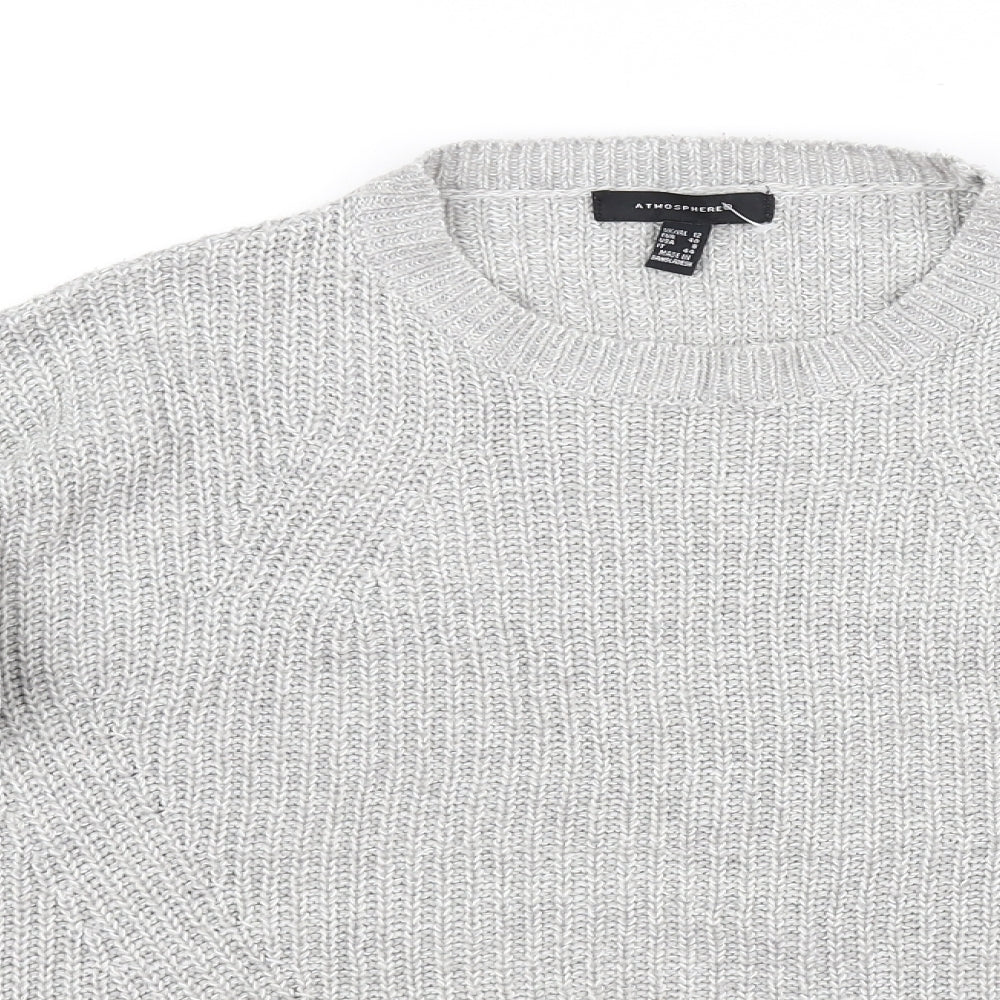 Atmosphere Womens Grey   Pullover Jumper Size 12