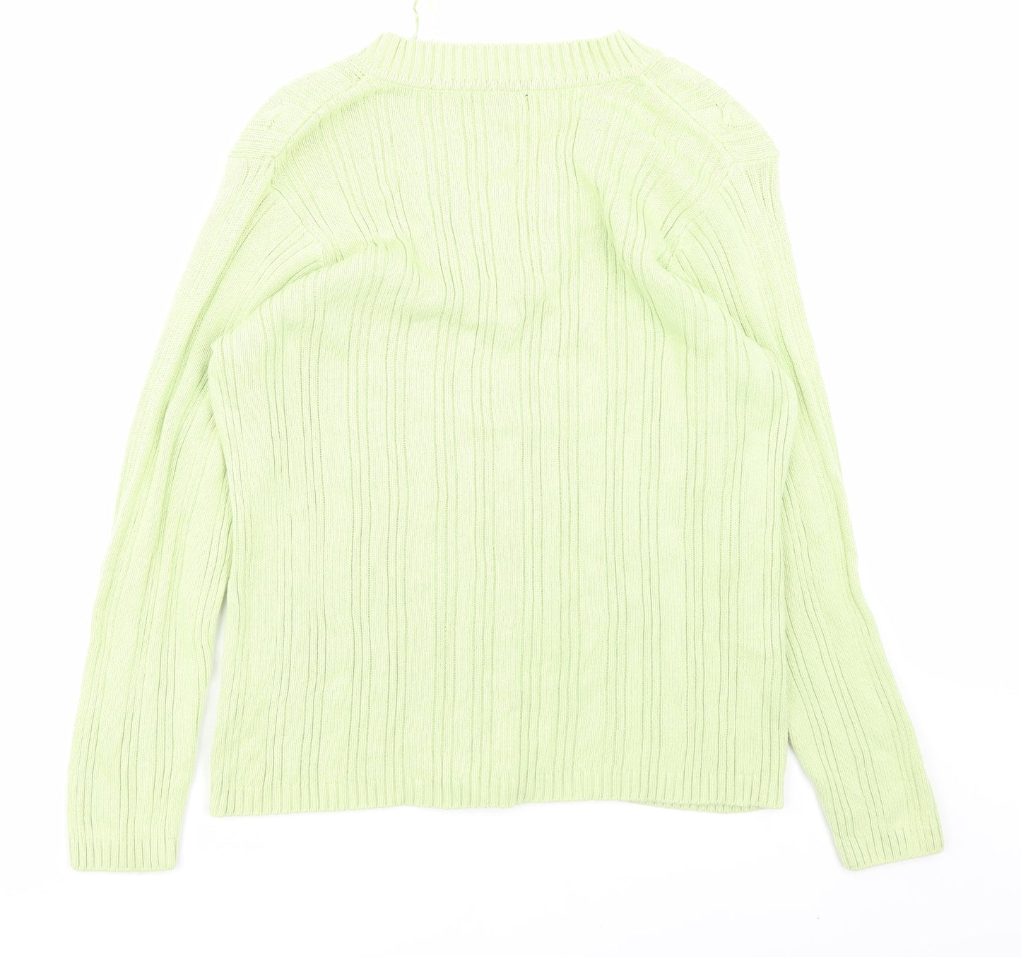 BM Womens Green   Pullover Jumper Size L