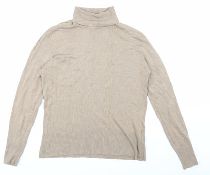 Additional front view of Klass women’s beige jumper, size L