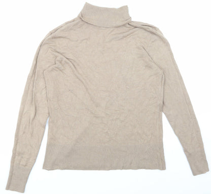 Back view of Klass women’s beige jumper, size L