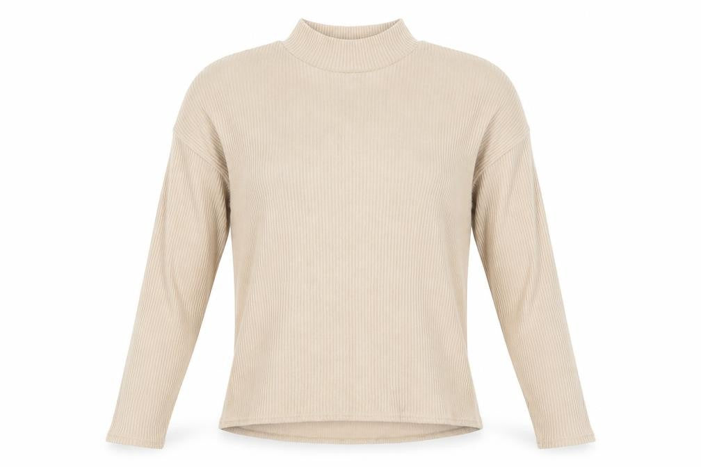 H&M Womens Beige   Basic T-Shirt Size XS