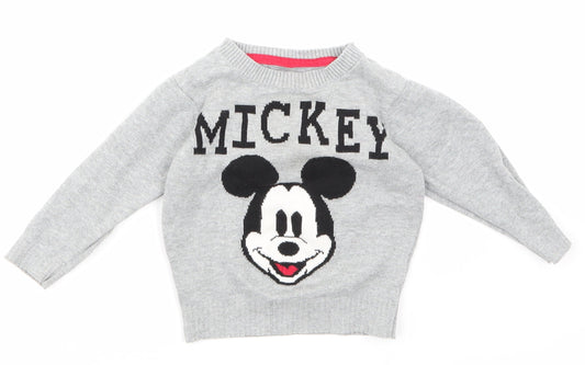 Marks and Spencer  Grey   Pullover Jumper Size 12-18 Months