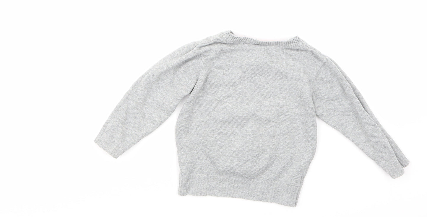 Marks and Spencer  Grey   Pullover Jumper Size 12-18 Months