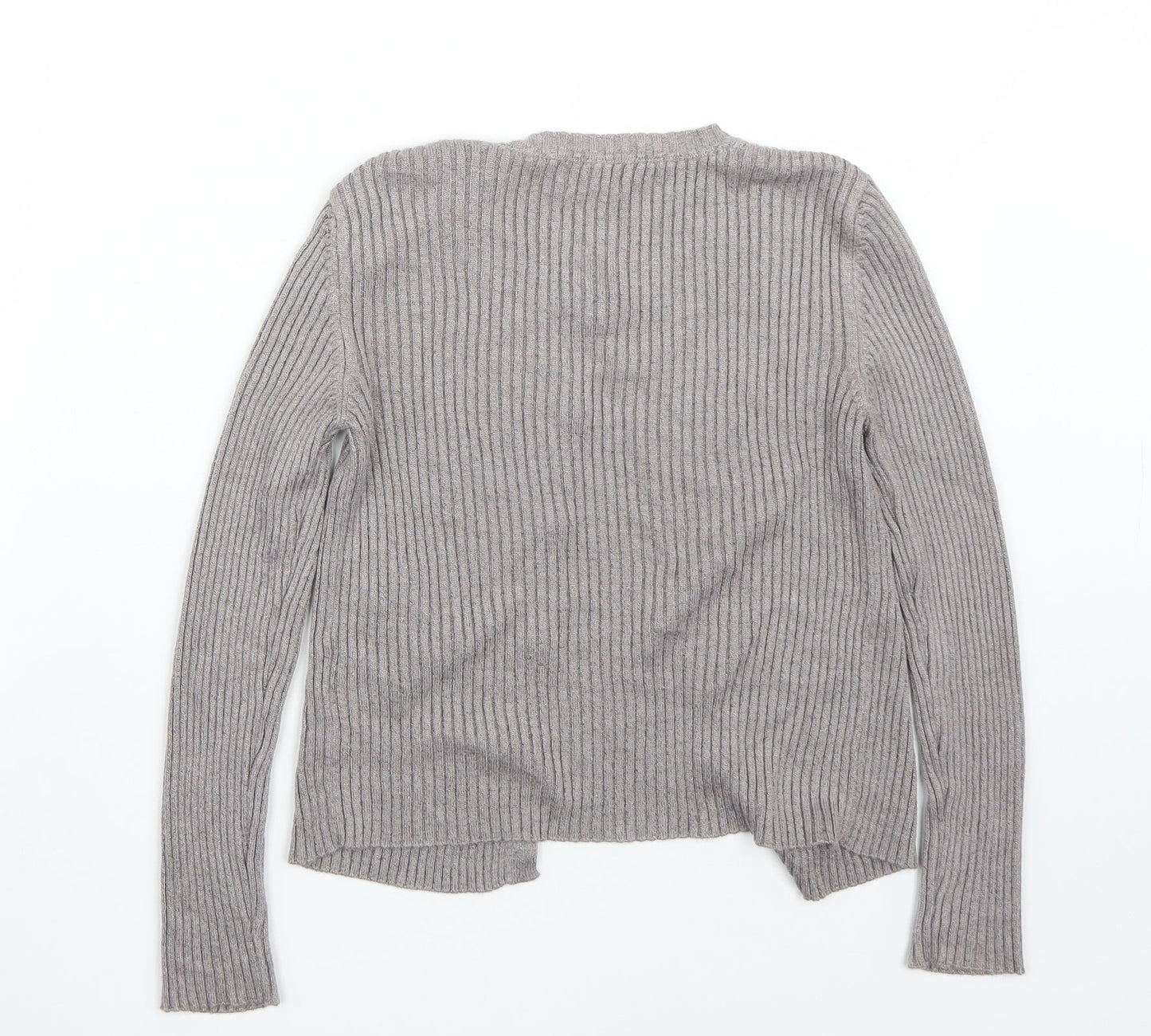 NEXT Girls Grey   Cardigan Jumper Size 9 Years