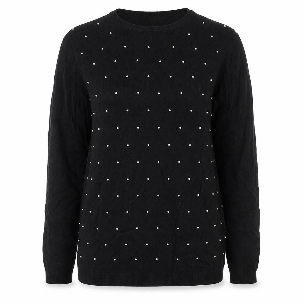 Zara Womens Black   Pullover Jumper Size M