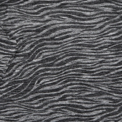 Brand and care label for F&F girls’ grey animal print jumper, size 13, years