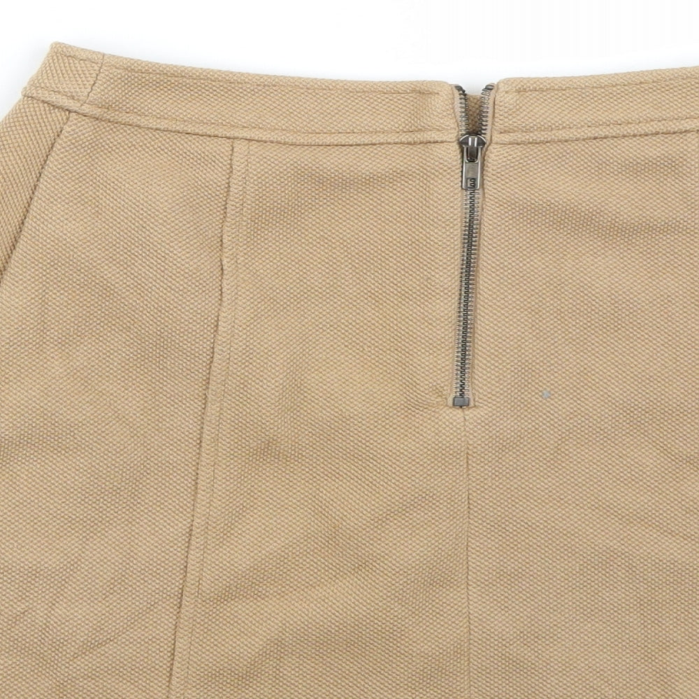 Newlook Womens Brown   A-Line Skirt Size 8