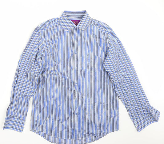 NEXT Mens Blue    Button-Up Size 16
