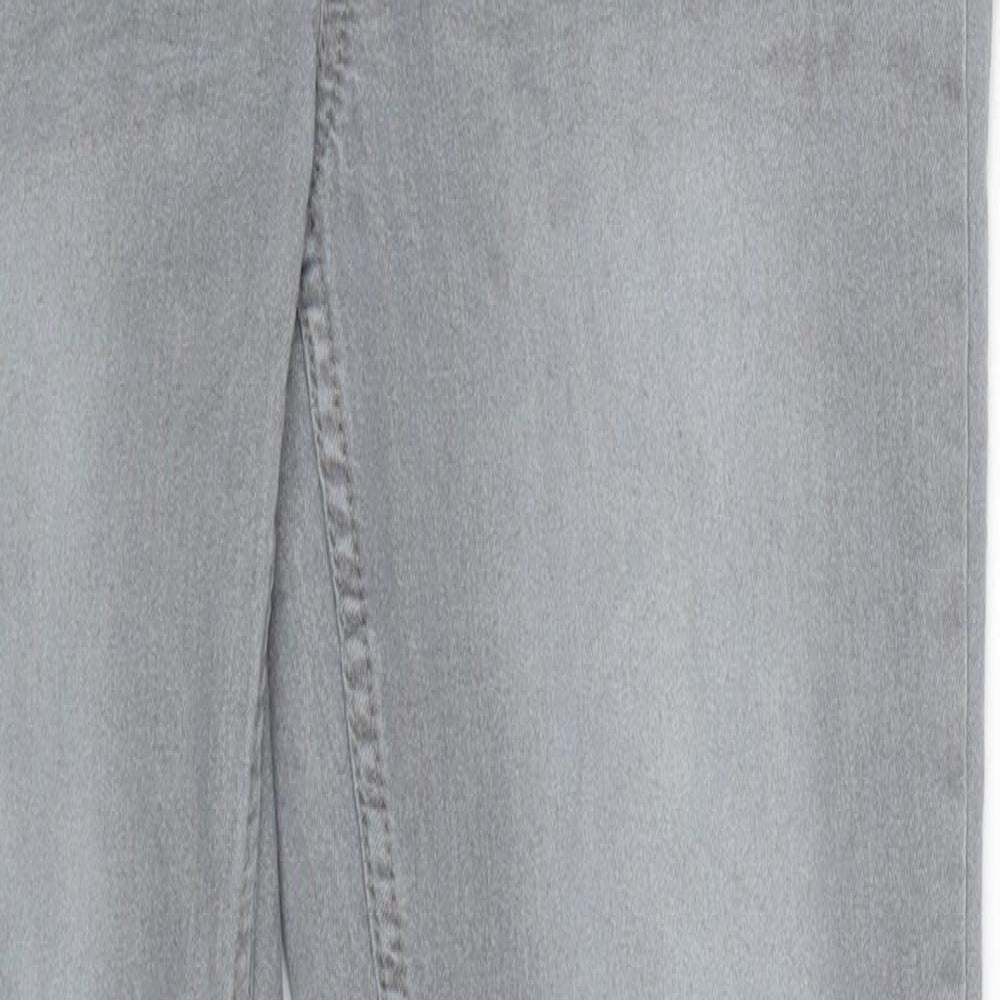 Up Fashion Womens Grey  Denim Jegging Jeans Size 32 in L30 in