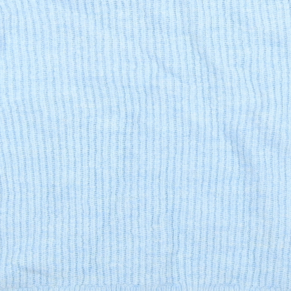 Peacocks Womens Blue  Knit Pullover Jumper Size M  - Oversized