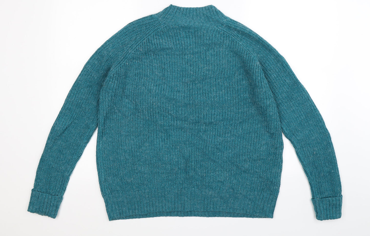 Papaya Womens Blue  Knit Pullover Jumper Size M  - Oversized