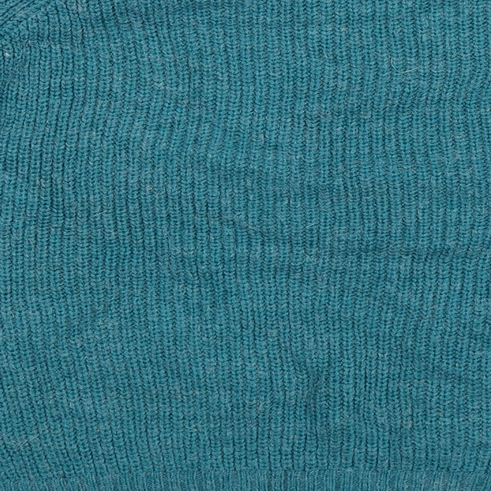 Papaya Womens Blue  Knit Pullover Jumper Size M  - Oversized