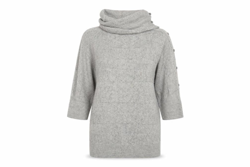 Wallis Womens Grey   Pullover Jumper Size S
