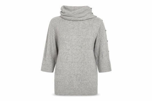 Front view of Wallis women’s grey jumper, size S