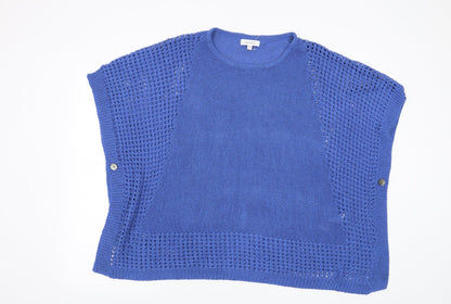 Additional front view of Nightingales women’s blue jumper, size UK 16