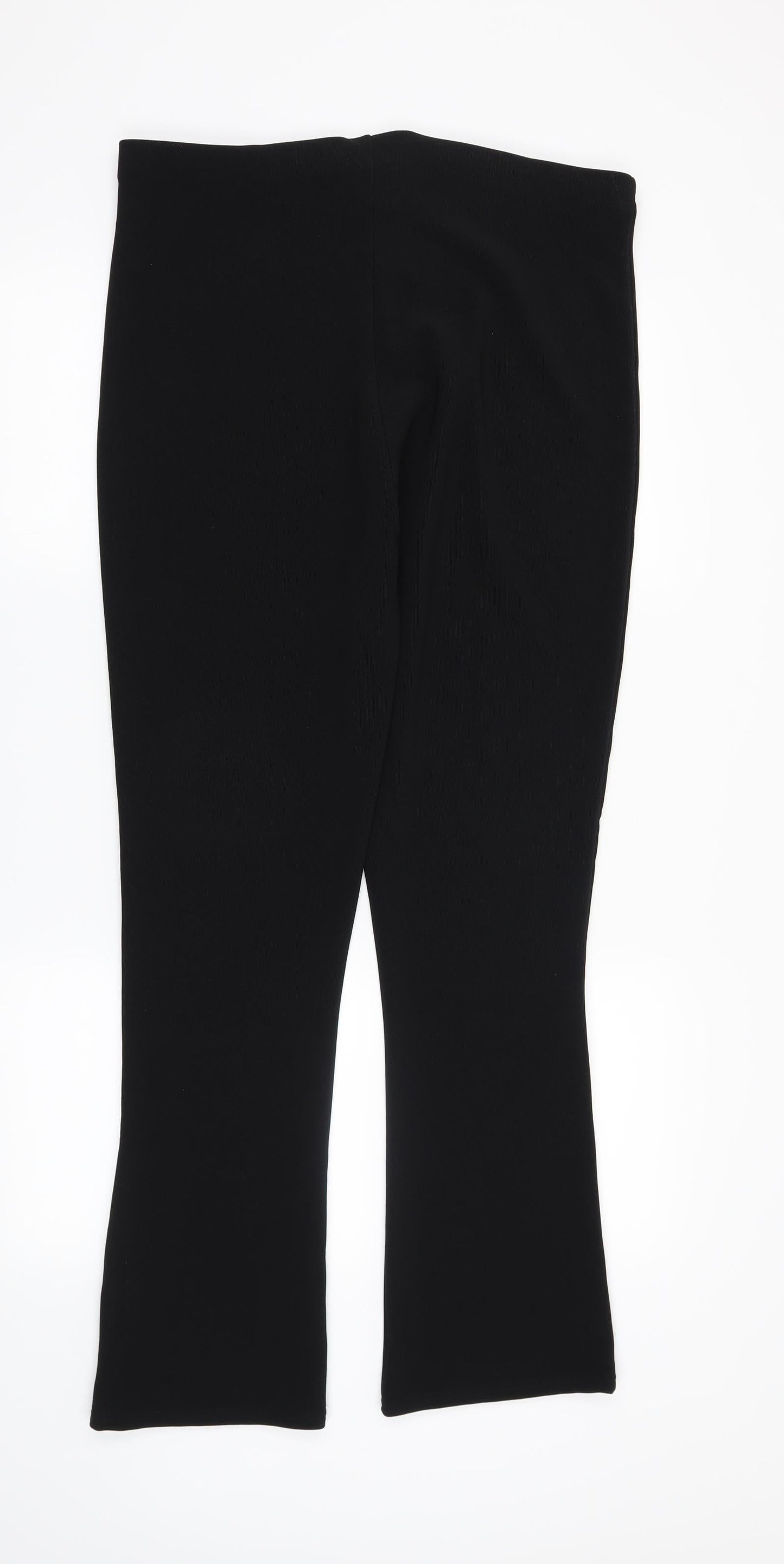 Preworn Womens Black   Trousers  Size 14 L30 in