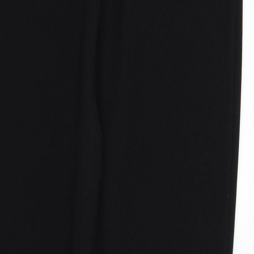 Preworn Womens Black   Trousers  Size 14 L30 in