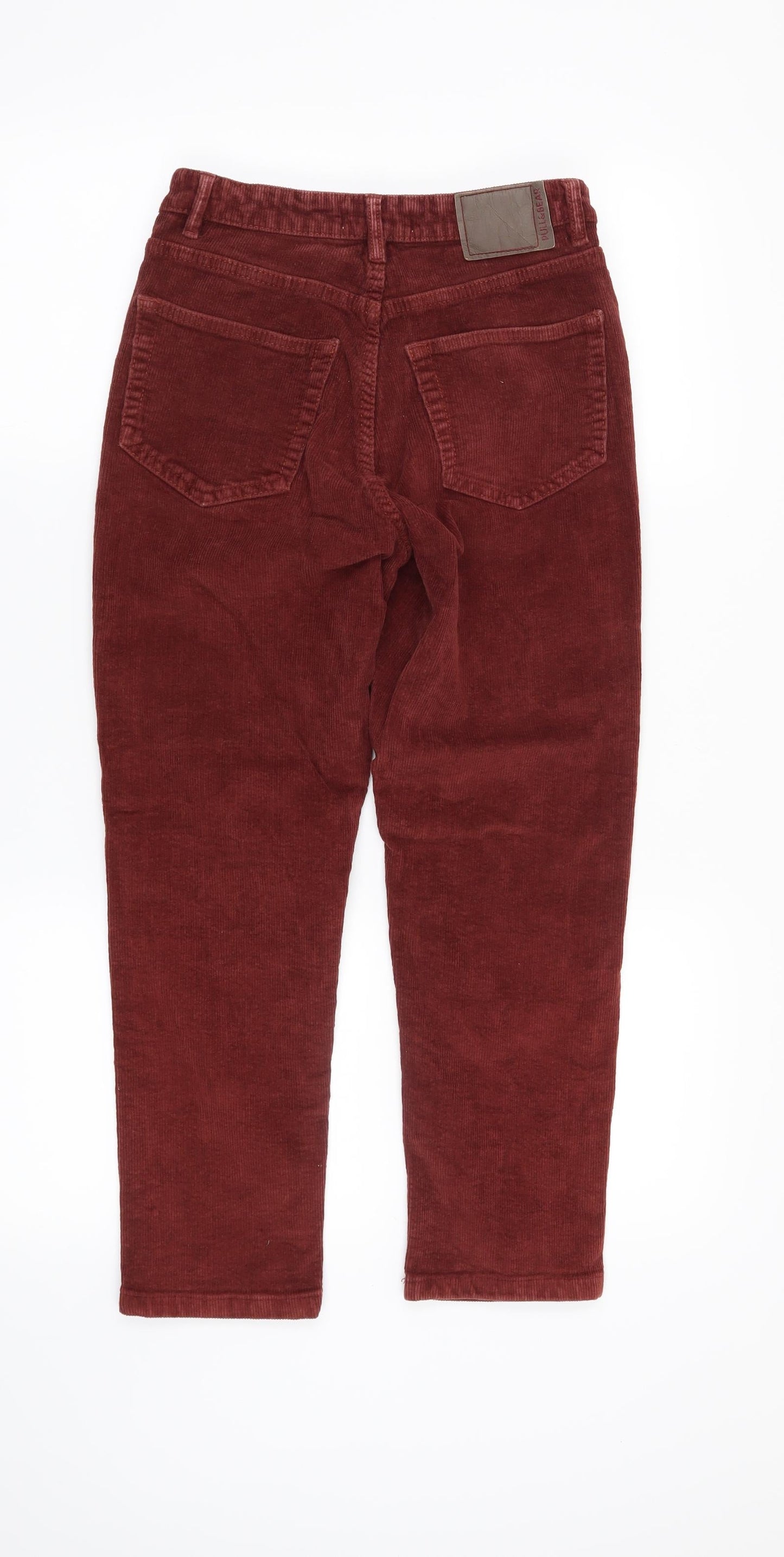 Pull & Bear Womens Red   Trousers  Size 26 in L25 in
