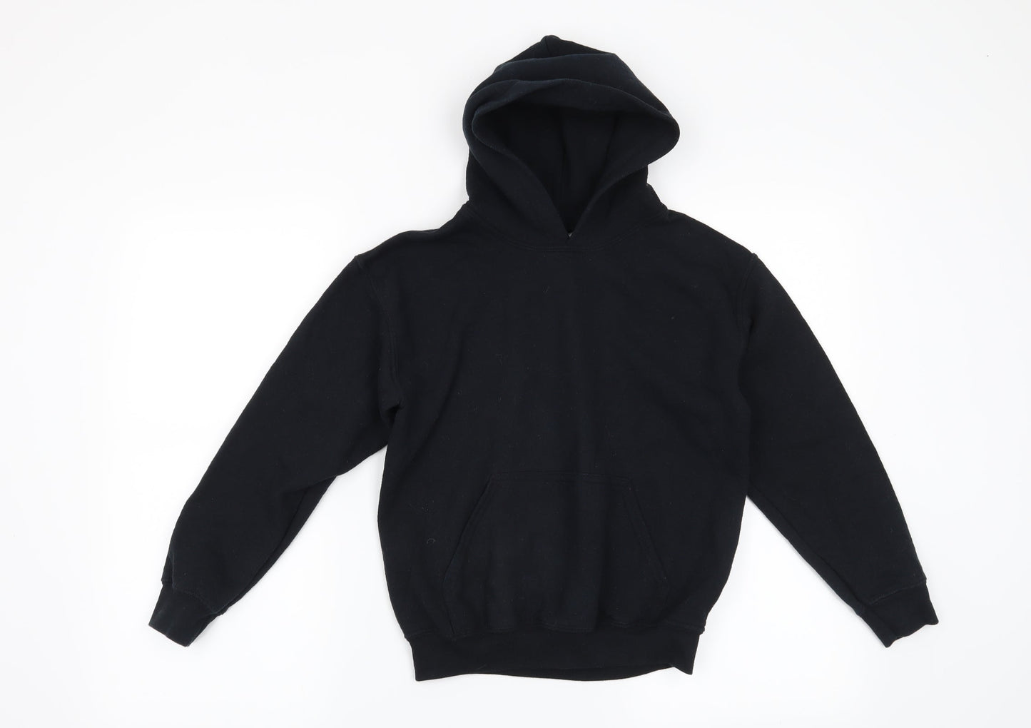 Gildan Boys Black   Pullover Hoodie Size M