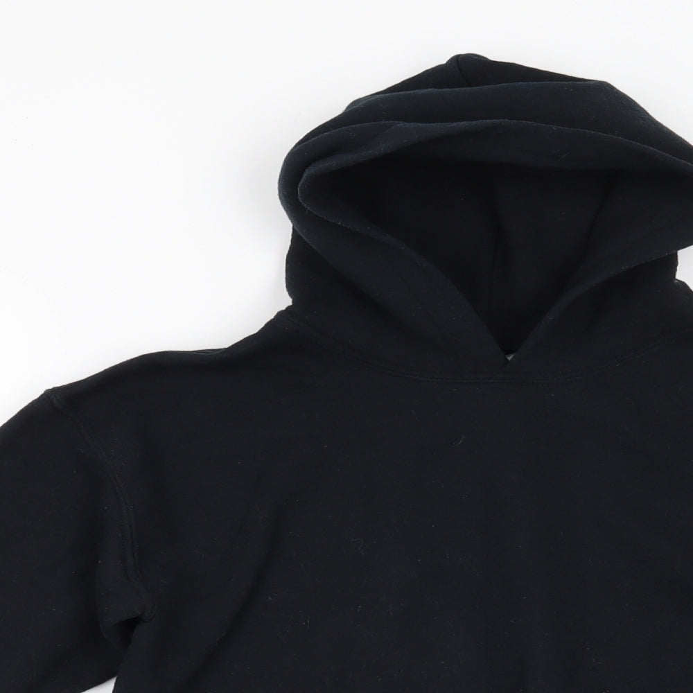 Gildan Boys Black   Pullover Hoodie Size M