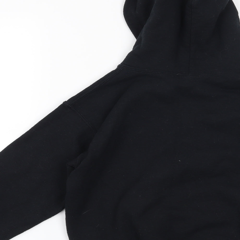 Gildan Boys Black   Pullover Hoodie Size M