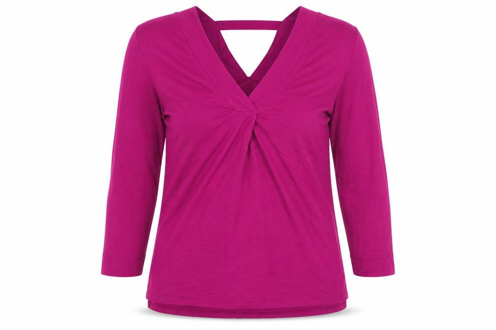 Cupio Womens Purple   Basic T-Shirt Size L