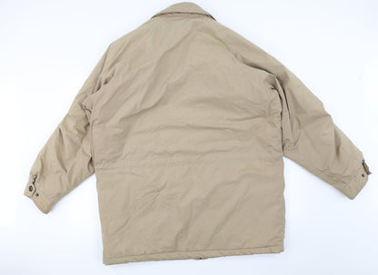 Back view of Antarex men’s beige jacket, size L