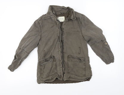 Additional front view of River Island girls’ grey jacket coat, size 10-11, years