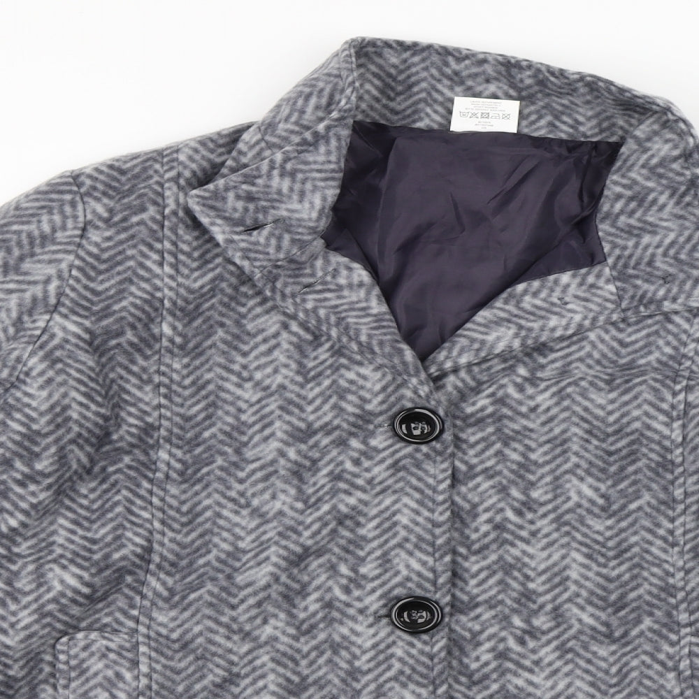 Anne De Lancay  Womens Grey   Jacket Coat Size S