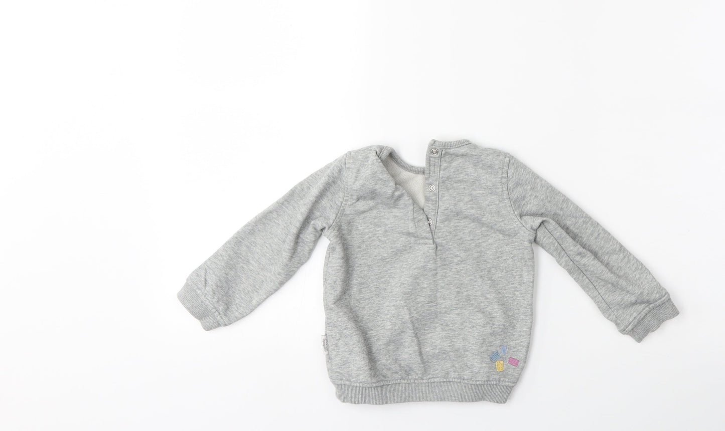 mamas & papas Boys Grey   Pullover Sweatshirt Size 2-3 Years
