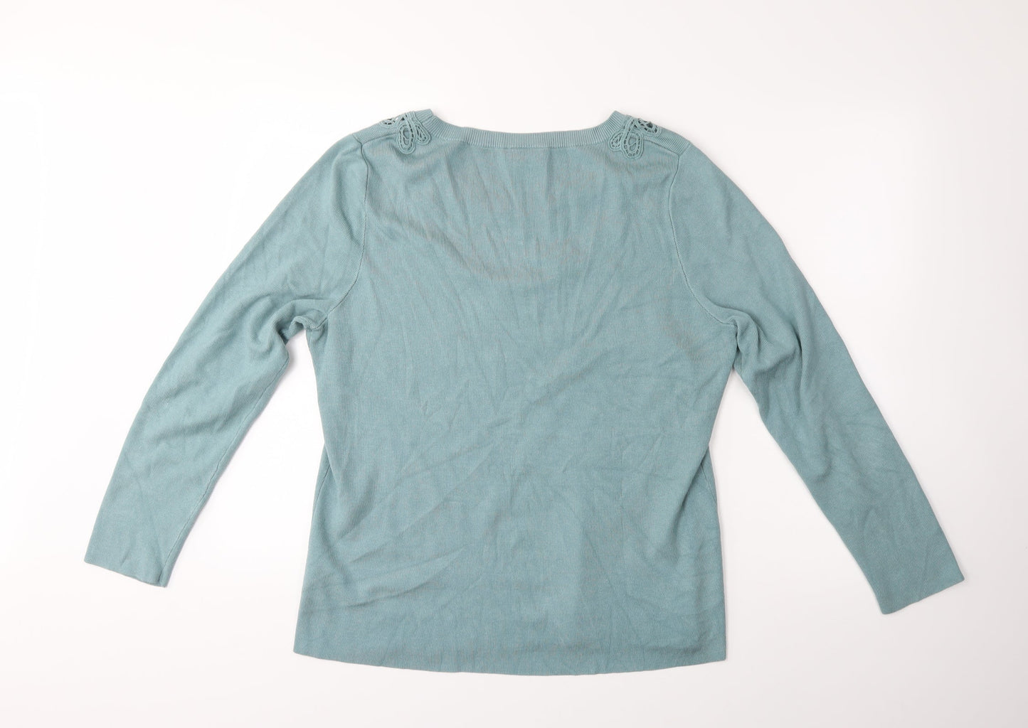 Together Womens Green   Pullover Jumper Size 2XL