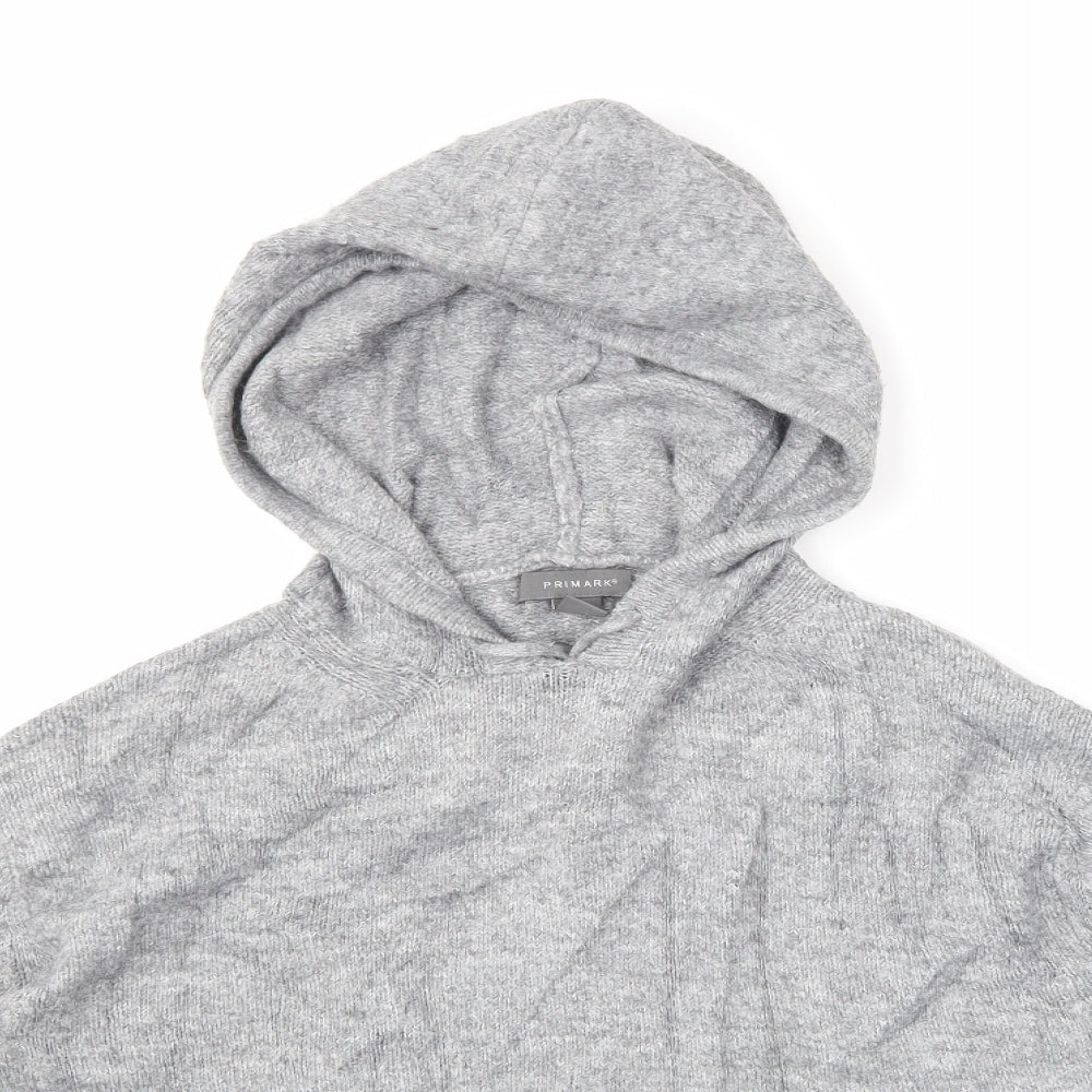 Primark Womens Grey   Pullover Hoodie Size 6