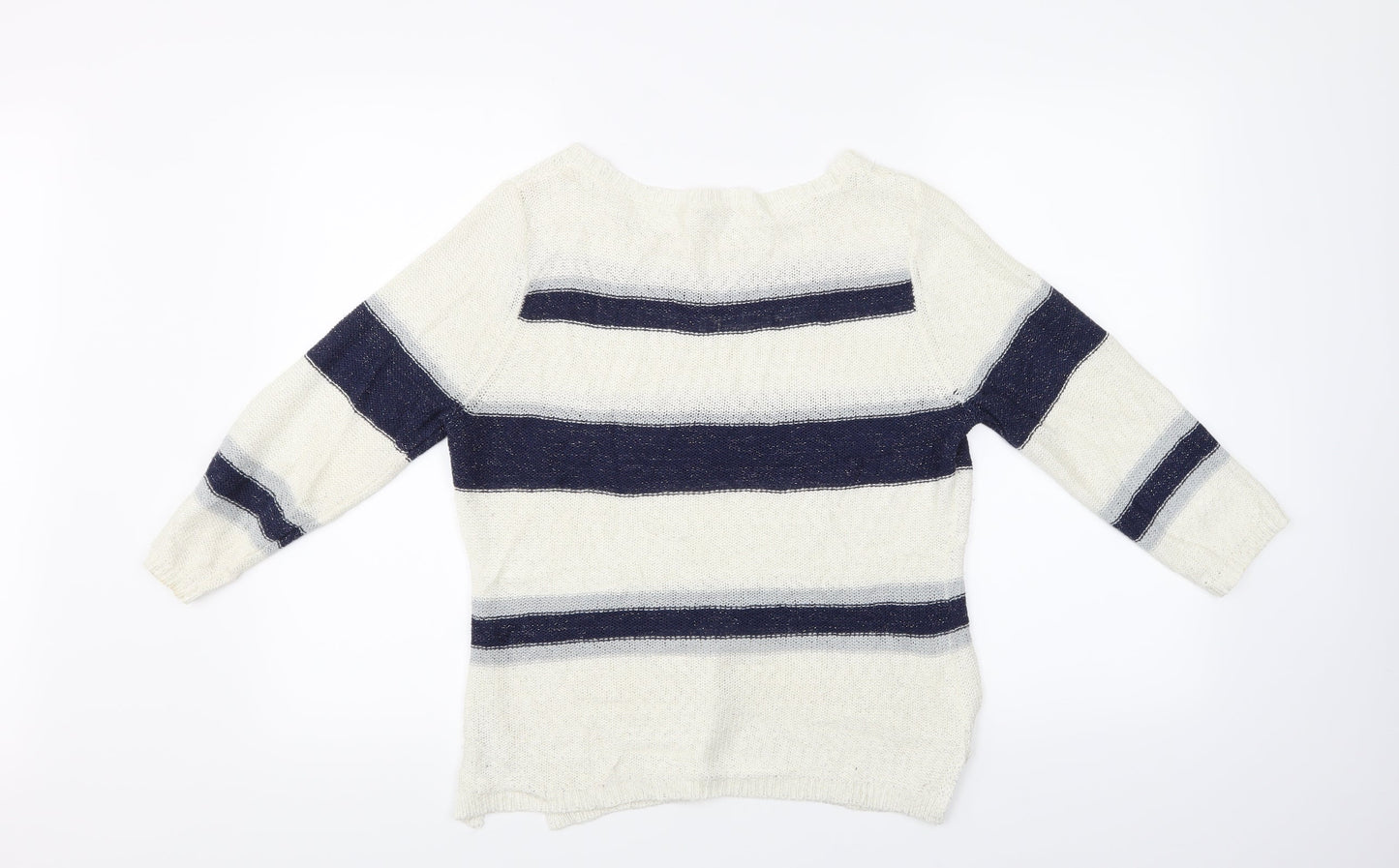 Precis Womens Multicoloured Striped  Pullover Jumper Size M