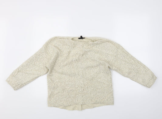 Topshop Womens Ivory   Pullover Jumper Size 8