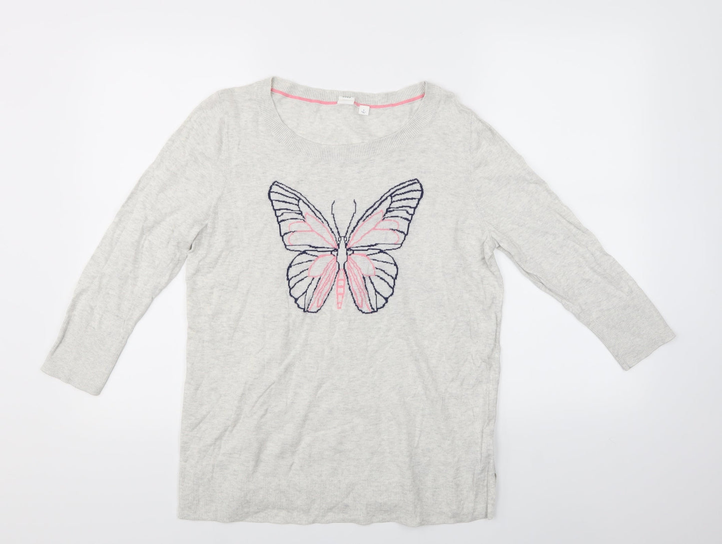 Gap Womens White   Pullover Jumper Size M  - butterfly