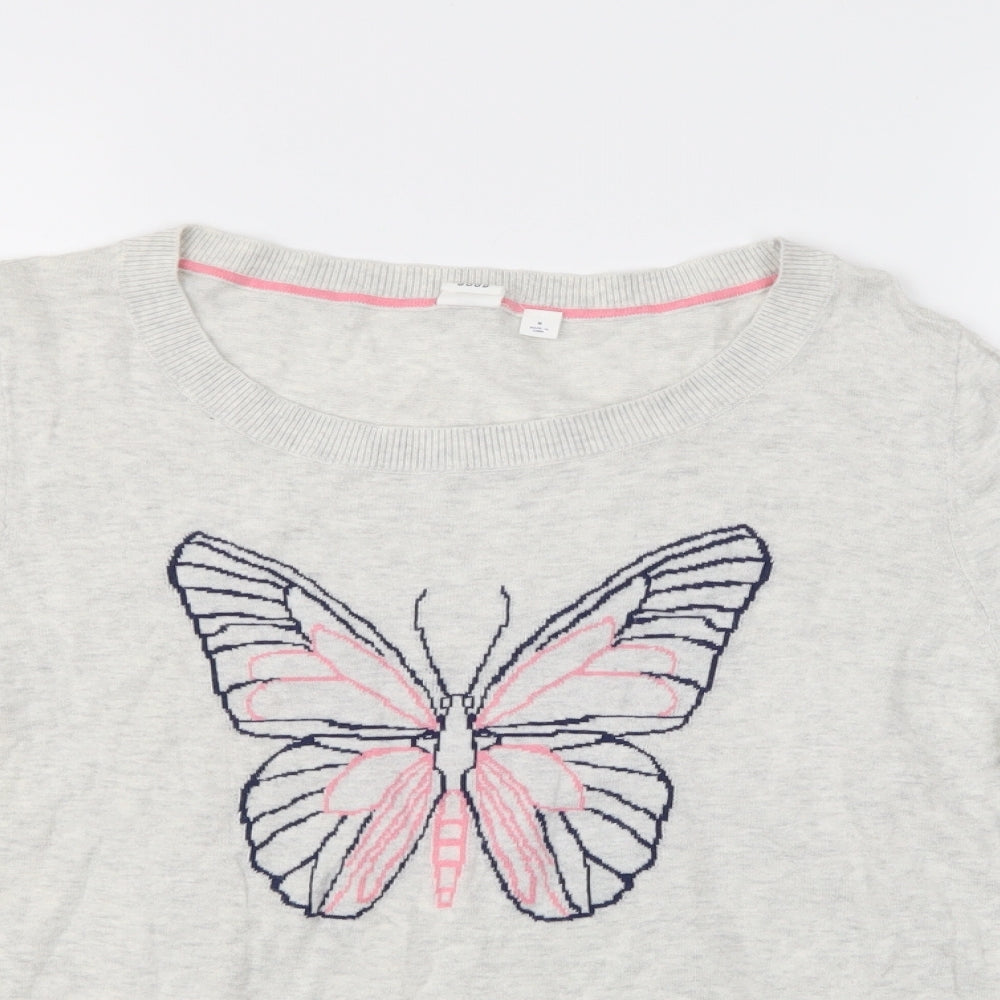 Gap Womens White   Pullover Jumper Size M  - butterfly