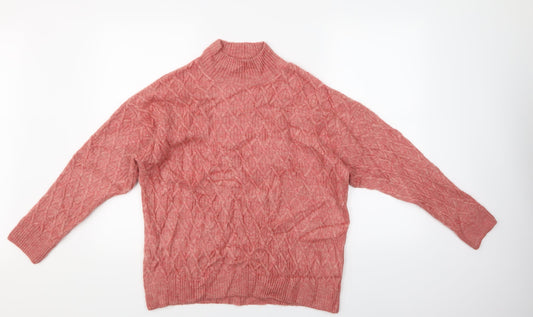 George Womens Pink   Pullover Jumper Size M