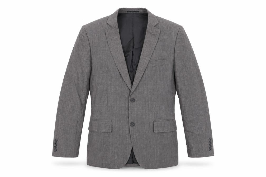 H&M Mens Grey   Jacket Suit Jacket Size 42